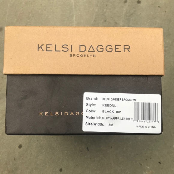 Kelsi Dagger Brooklyn Reed Mule BLK sz8 - Picture 8 of 8